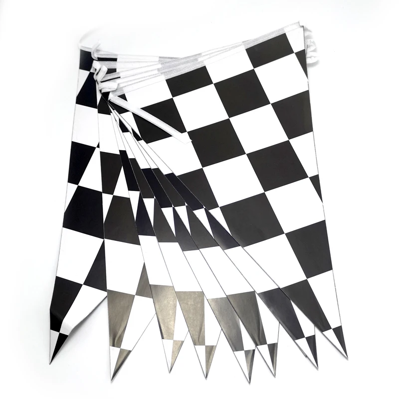 Happy Birthday Boys Favors Flags Black and white square lattice Theme Hanging Banner Decorations Baby Shower Party Pennants 1Set
Happy Birthday Boys Favors Flags Black and white square lattice Theme Hanging Banner Decorations Baby Shower Party Pennants 1Set