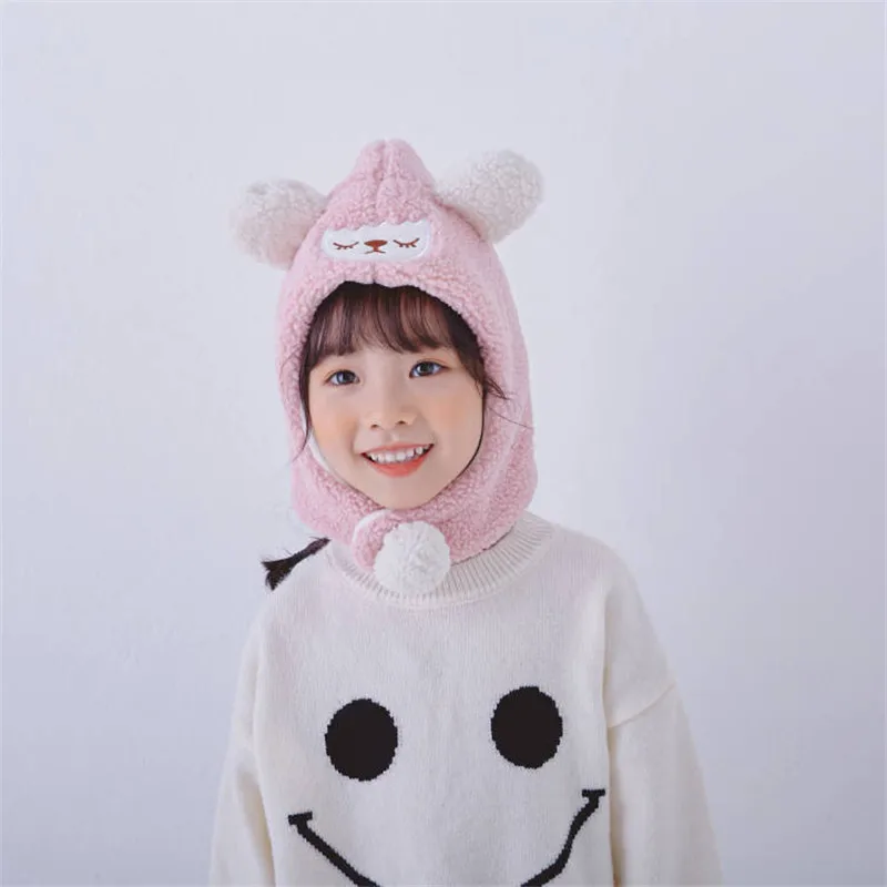 2-8 Years New Children's Winter Warm Cartoon Sheep Lei Feng Cap Boys Girls Kids Hat And Scarf Set Ear Protection Gorras
2-8 Years New Children's Winter Warm Cartoon Sheep Lei Feng Cap Boys Girls Kids Hat And Scarf Set Ear Protection Gorras