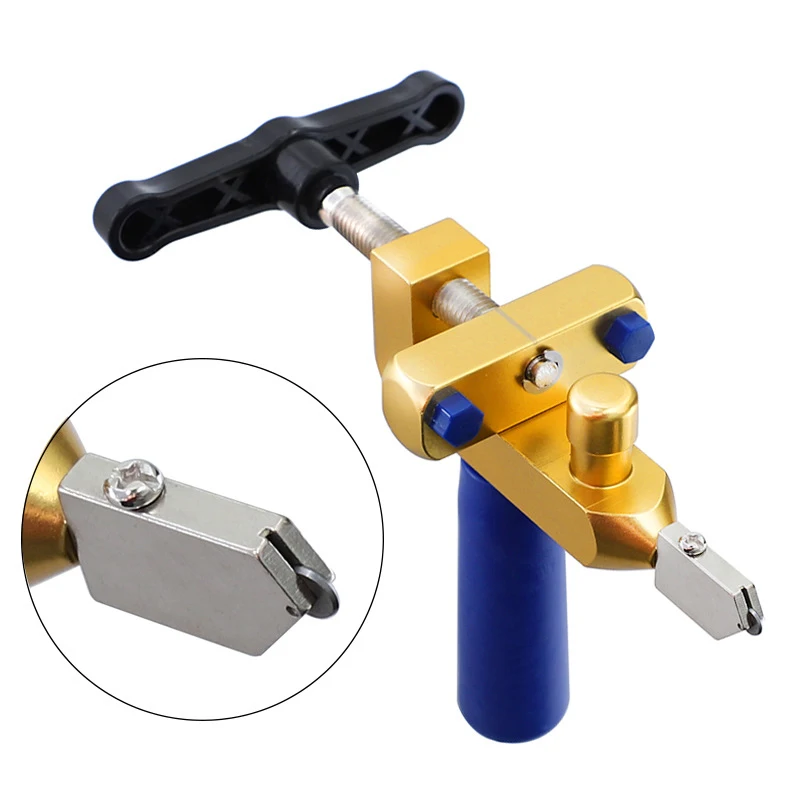2 In 1 Professional Easy Glide Glass Tile Cutter Aluminum Alloy Glass Cutter For Tiling Glass Mirror Cutting Tool
2 In 1 Professional Easy Glide Glass Tile Cutter Aluminum Alloy Glass Cutter For Tiling Glass Mirror Cutting Tool