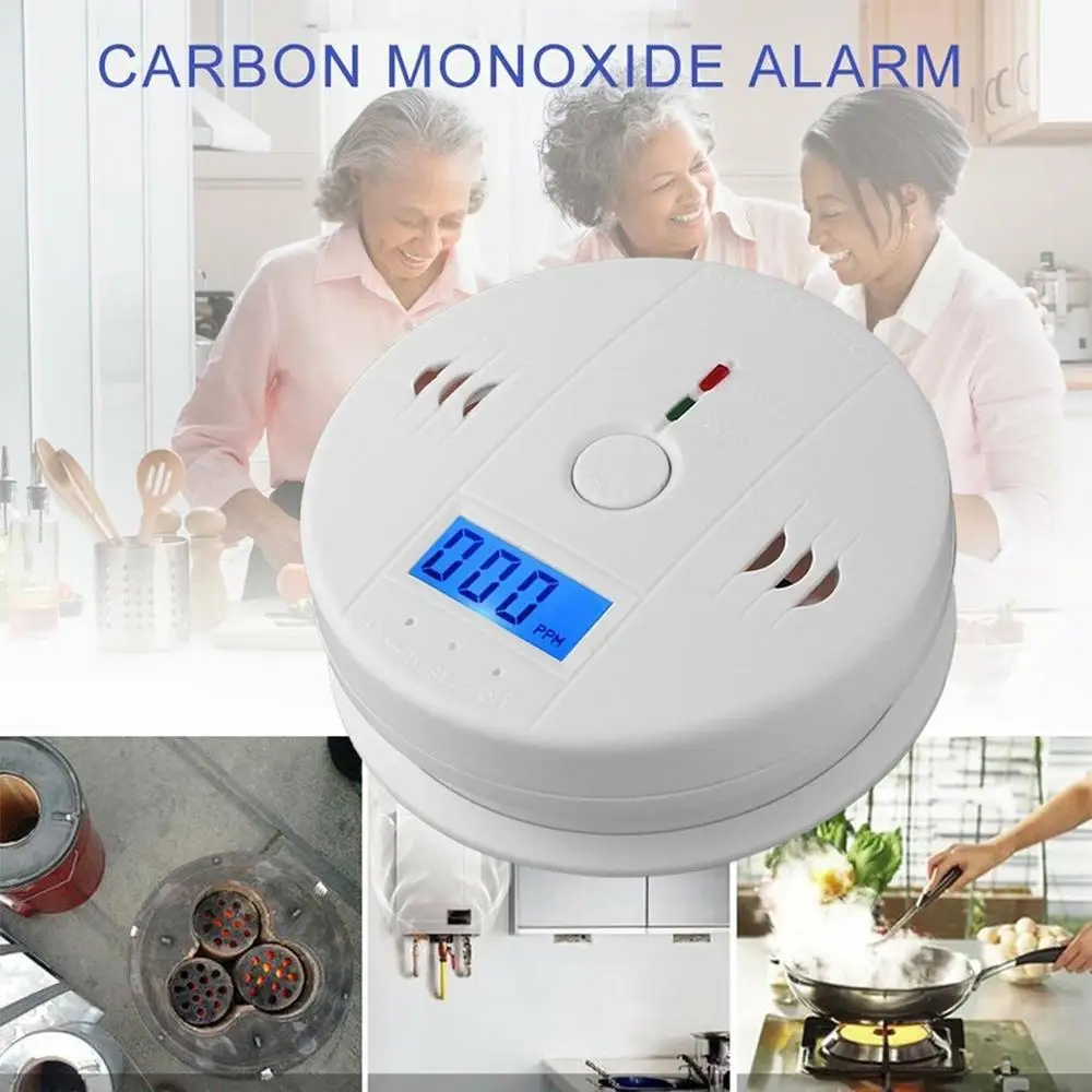 LCD CO Sensor Work alone Built-in 85dB siren sound Independent Carbon Monoxide Poisoning Warning Alarm Detector
LCD CO Sensor Work alone Built-in 85dB siren sound Independent Carbon Monoxide Poisoning Warning Alarm Detector