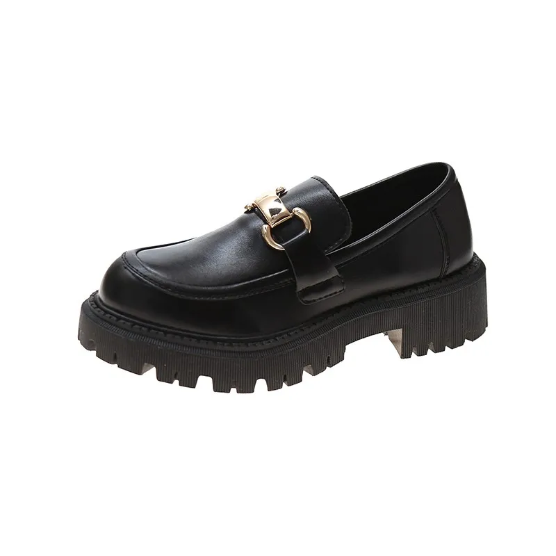 Ladies Leather Platform Shoes 2021 Spring and Autumn New Women's Flat Shoes Casual Buckle Shoes Ladies Fashion All-match Shoes
Ladies Leather Platform Shoes 2021 Spring and Autumn New Women's Flat Shoes Casual Buckle Shoes Ladies Fashion All-match Shoes