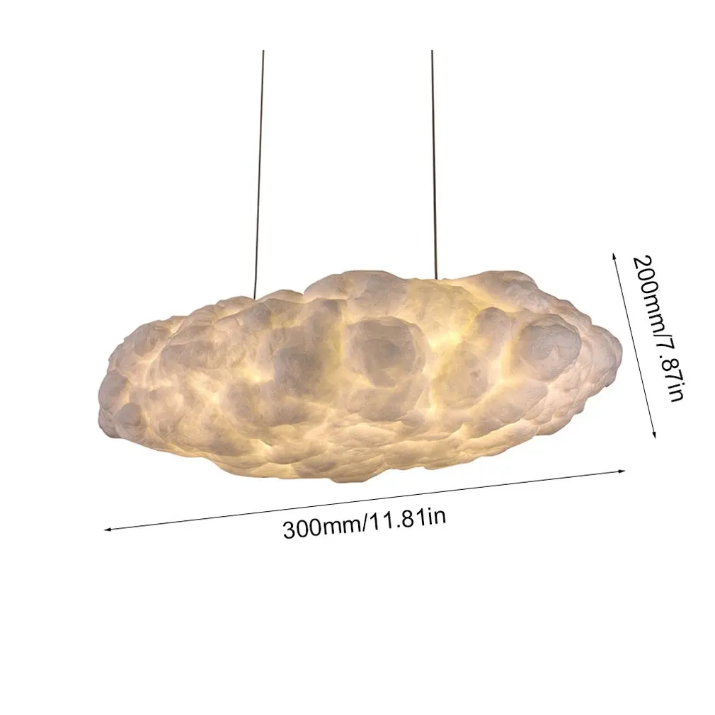 Creative Silk Cotton Floating Clouds Chandeliers Warm Romantic Stairwell Pendant Lights For Living Room LED Clouds Light Fixture
Creative Silk Cotton Floating Clouds Chandeliers Warm Romantic Stairwell Pendant Lights For Living Room LED Clouds Light Fixture