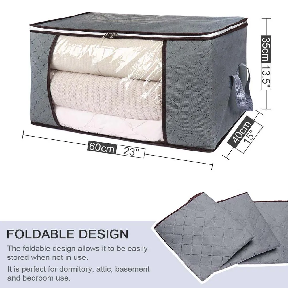 3PCS Waterproof Non-Woven Closet Organizer For Travel Luggage Home Easy Tidy Wardrobe Organizer Quilt Clothing Shoe Storage Bag
3PCS Waterproof Non-Woven Closet Organizer For Travel Luggage Home Easy Tidy Wardrobe Organizer Quilt Clothing Shoe Storage Bag