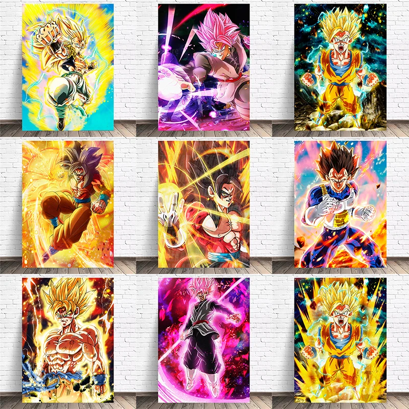 Dragon Ball Poster Japanese Classic Anime Watercolor Character Goku Vegeta Wall Art Canvas Painting Prints Home Decoration Mural
Dragon Ball Poster Japanese Classic Anime Watercolor Character Goku Vegeta Wall Art Canvas Painting Prints Home Decoration Mural