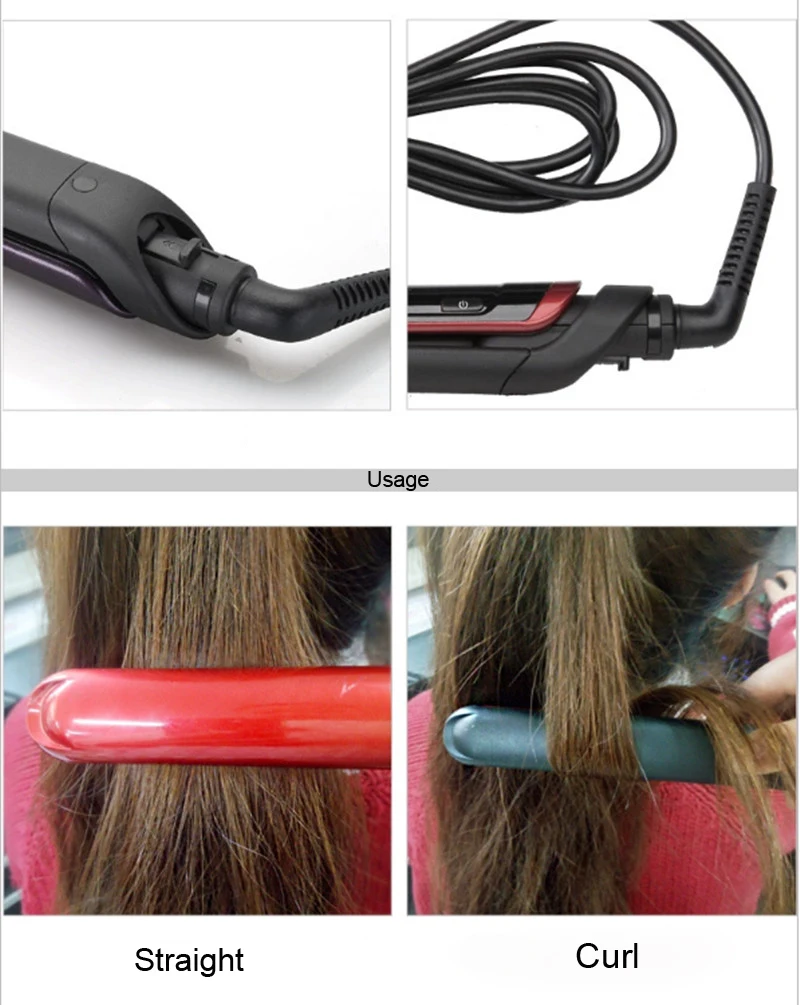 High Quality Professional Hair Straightener red Styler Stying Tool Curler Hair Straightening Comb styling LCD Digital Display
High Quality Professional Hair Straightener red Styler Stying Tool Curler Hair Straightening Comb styling LCD Digital Display