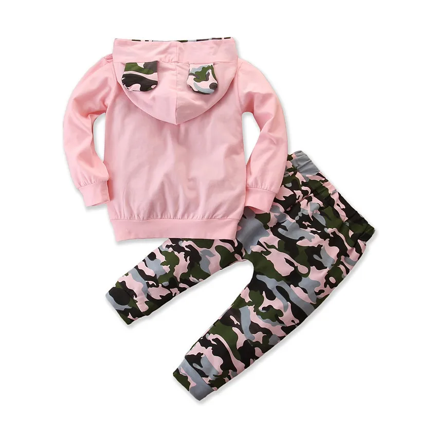 High Quality Spring and Autumn Children Clothing with Hooded Casual 2-piece Set for Baby Girls Boutique Kids Clothes
High Quality Spring and Autumn Children Clothing with Hooded Casual 2-piece Set for Baby Girls Boutique Kids Clothes