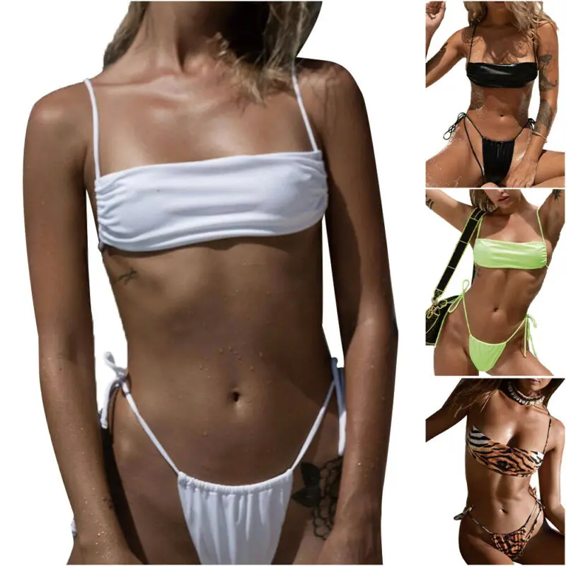 2021 Womens Sexy Bikini Set Padded Bikinis Briefs Bandage Bandeau solid and tiger-printed viquinis mujer Beach Swimsuit Swimwear
2021 Womens Sexy Bikini Set Padded Bikinis Briefs Bandage Bandeau solid and tiger-printed viquinis mujer Beach Swimsuit Swimwear