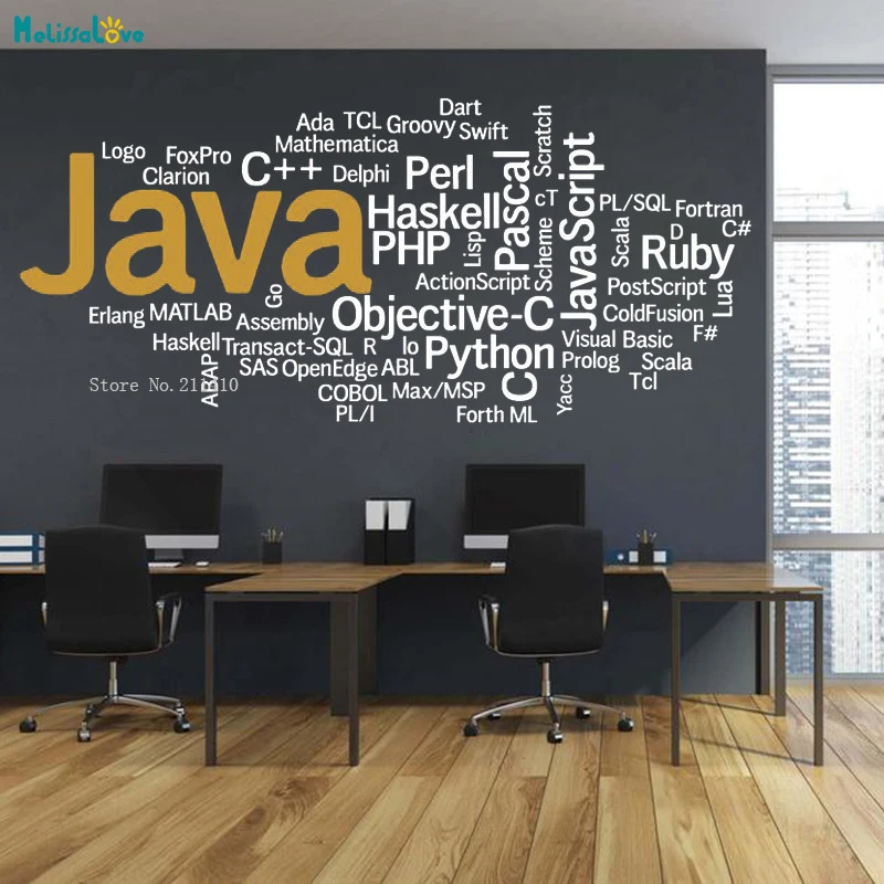 Java Office Wall Decal Programming Sticker Network Engineering Decor Quote Removable Network Worker Murals YT2591
Java Office Wall Decal Programming Sticker Network Engineering Decor Quote Removable Network Worker Murals YT2591