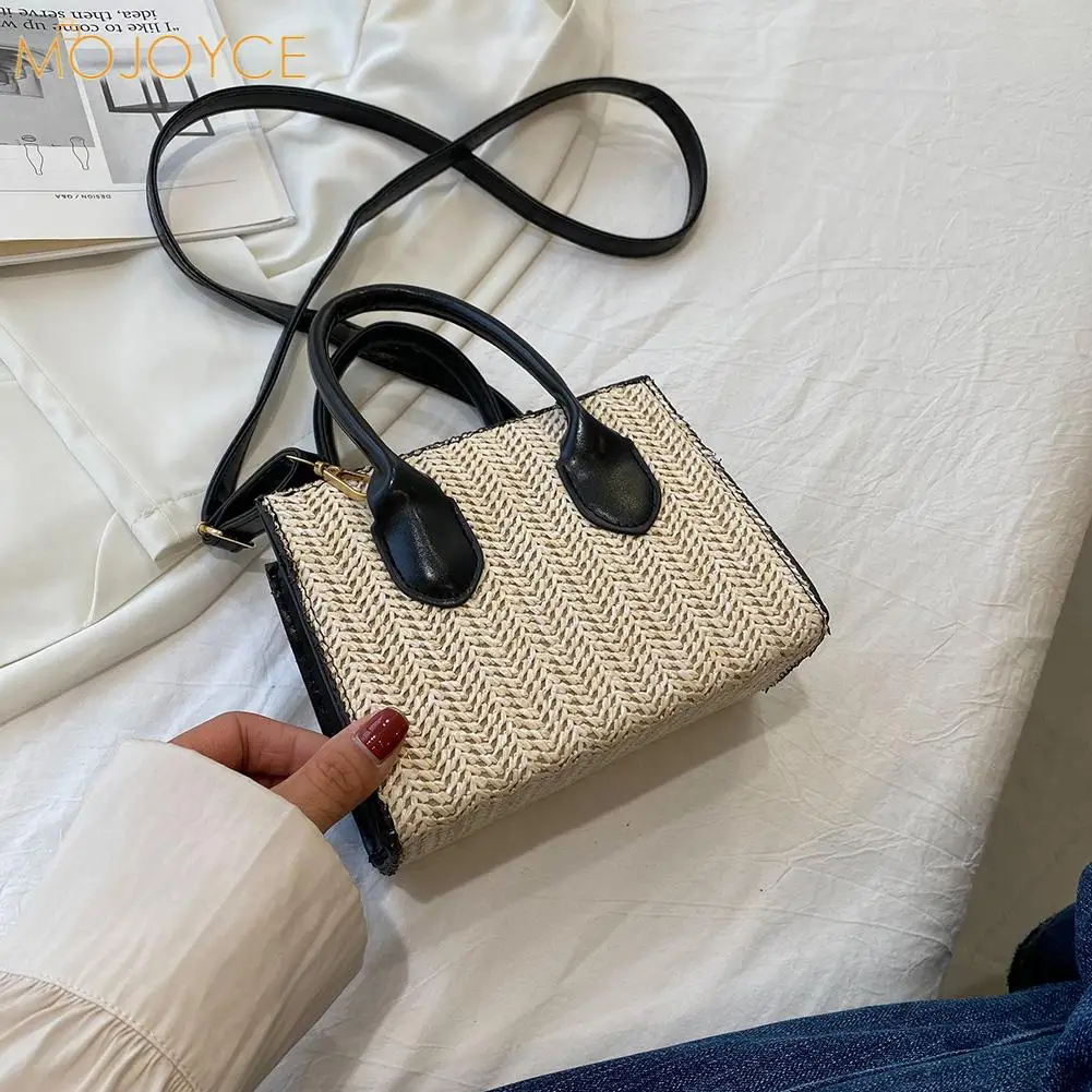 Ladies Underarm Shoulder Bags PU Leather Straw Woven Patchwork Designs Women Handbag Exquisite Shopping Bags
Ladies Underarm Shoulder Bags PU Leather Straw Woven Patchwork Designs Women Handbag Exquisite Shopping Bags