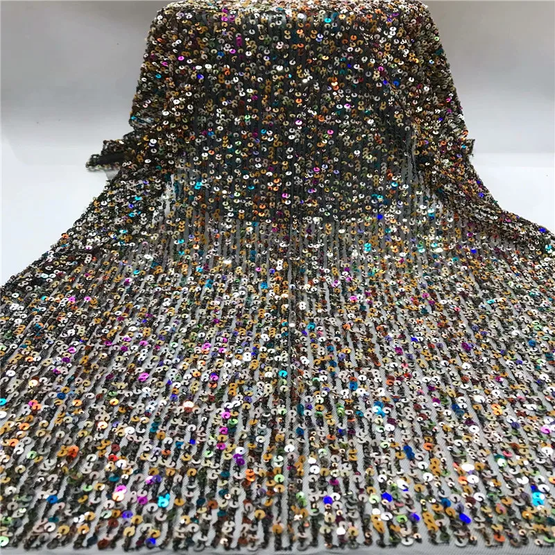 Sequins Lace Fabric for Women Wedding Dress African Lace Fabrics with Sequins French Tulle Mesh Lace Bridal Materials J14-69
Sequins Lace Fabric for Women Wedding Dress African Lace Fabrics with Sequins French Tulle Mesh Lace Bridal Materials J14-69