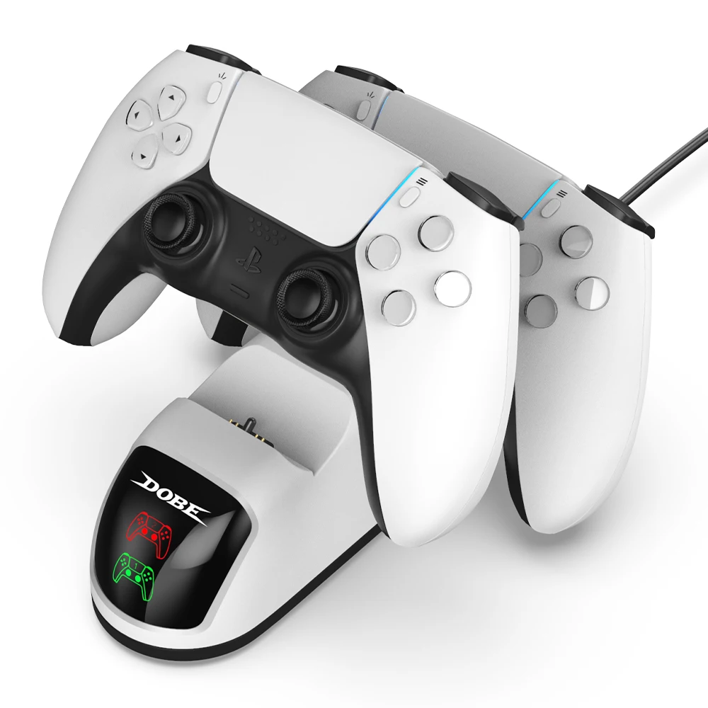 Dual Fast Charger for Playstation 5 Wireless Controller Charging Dock Station With LED Indicator for PS5 Gamepads Joystick
Dual Fast Charger for Playstation 5 Wireless Controller Charging Dock Station With LED Indicator for PS5 Gamepads Joystick