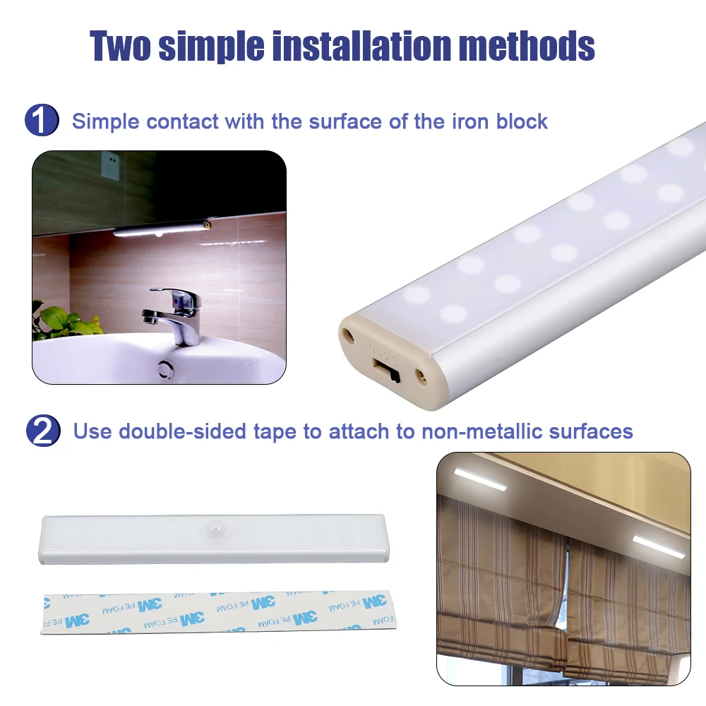 1/5 PCS Motion Sensor Light 24 Led Lights Decoration For Wall Kitchen Bedroom Led Wardrobe Lamp USB Rechargeable Cupboard Lights
1/5 PCS Motion Sensor Light 24 Led Lights Decoration For Wall Kitchen Bedroom Led Wardrobe Lamp USB Rechargeable Cupboard Lights