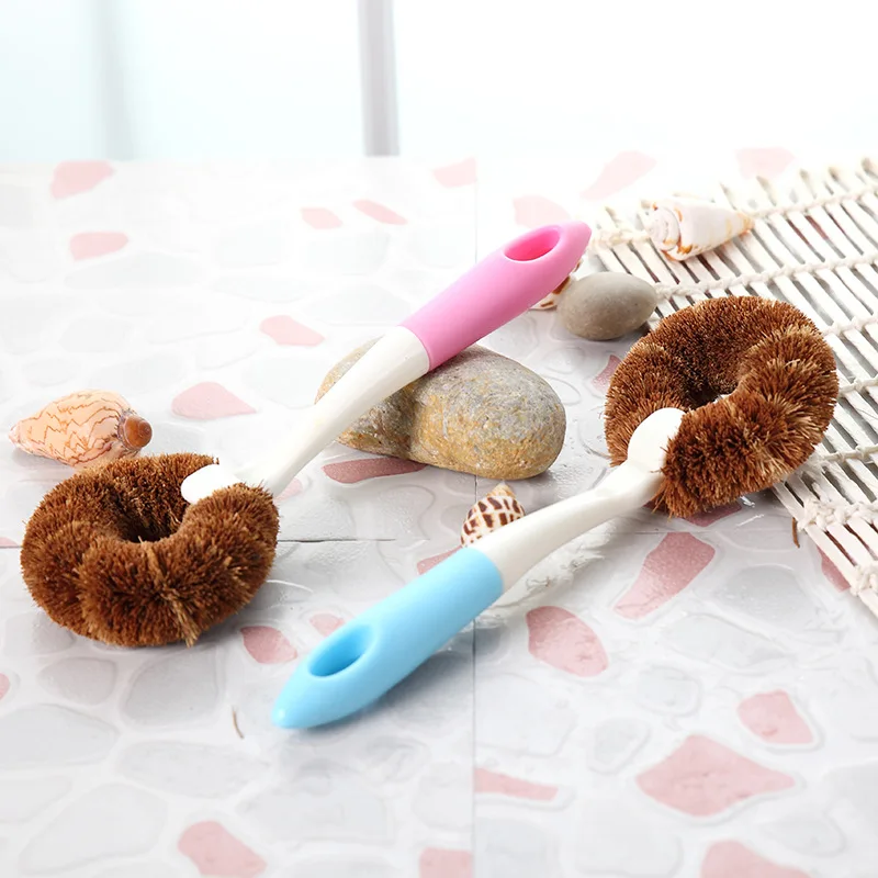 2pcs Long-handled Pot Dishwashing Brush Plastic Detachable Decontamination Coconut Palm Brush Kitchen Supplies Cleaning Brush 5Z
2pcs Long-handled Pot Dishwashing Brush Plastic Detachable Decontamination Coconut Palm Brush Kitchen Supplies Cleaning Brush 5Z