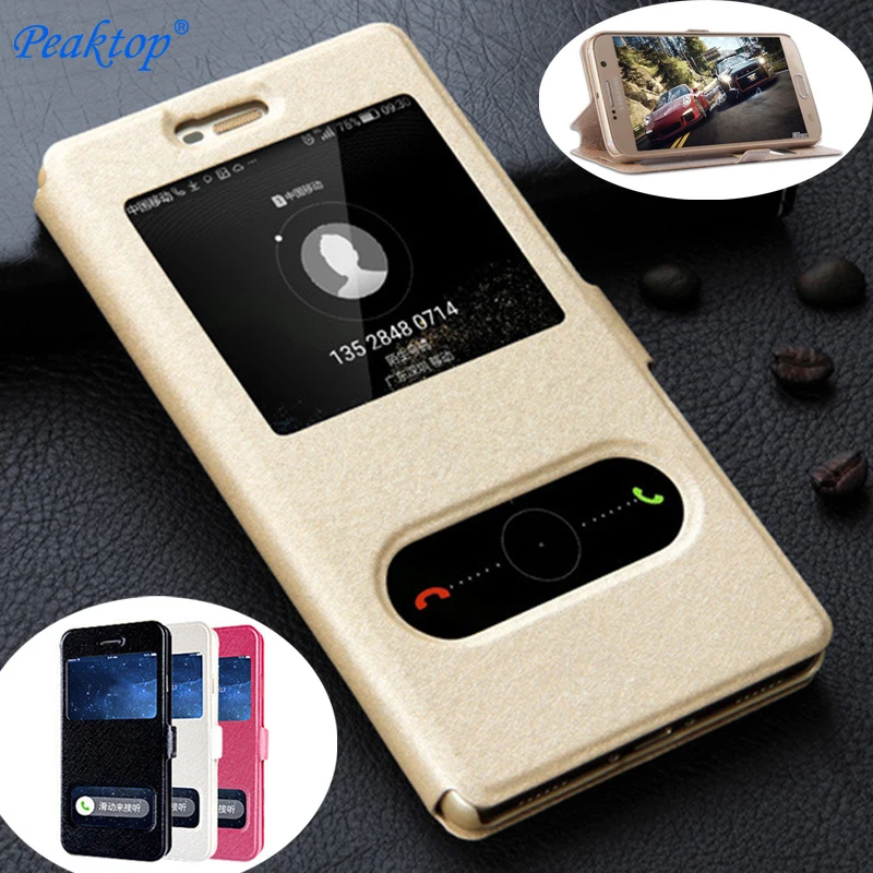 Veiw флип кейс с окошком для Samsung Galaxy J2 J3 J4 J6 J5 J1 J8 J7 2018 Prime Шелковый кожаный чехол Note 9 8