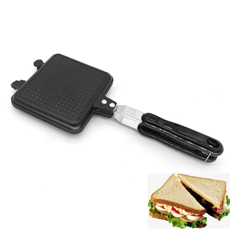 Grilled Sandwich Panini Maker,Toast Bread Breakfast Machine,Hot Sandwich Pan,Nonstick Aluminum Removable Flip Frying Pan
Grilled Sandwich Panini Maker,Toast Bread Breakfast Machine,Hot Sandwich Pan,Nonstick Aluminum Removable Flip Frying Pan