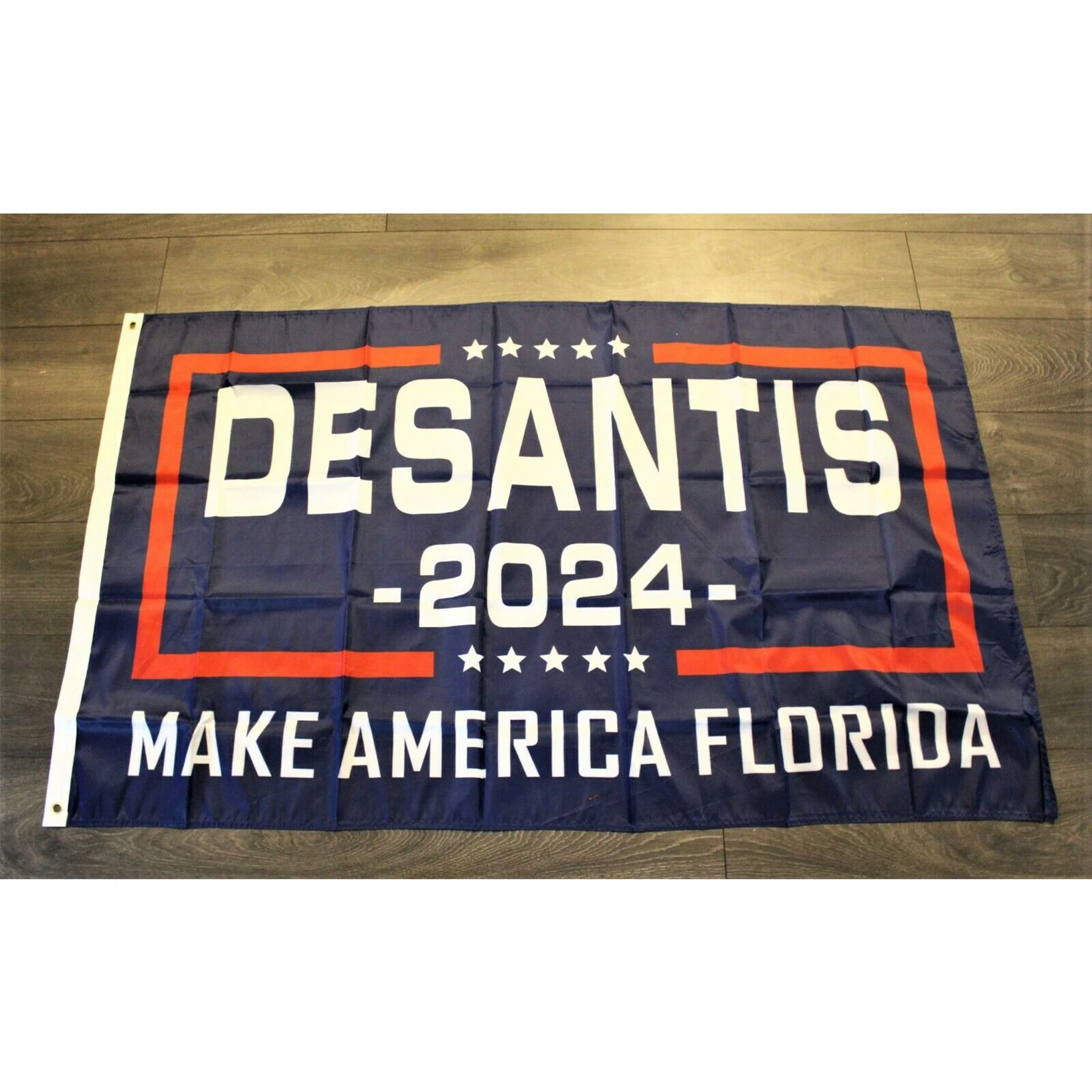 3 x 5 ft - 90cm x 150cm U.S. Election Flag DESANTIS 2024 MAKE AMERICA FLORIDA Flag America President election Banner Decoration
3 x 5 ft - 90cm x 150cm U.S. Election Flag DESANTIS 2024 MAKE AMERICA FLORIDA Flag America President election Banner Decoration