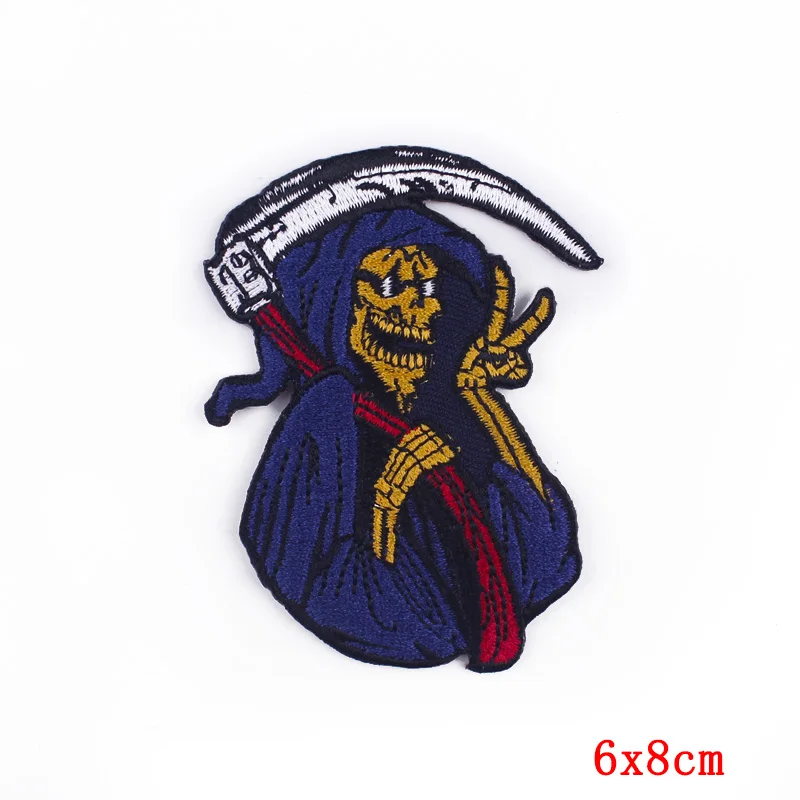 Prajna Punk Biker Embroiered Patches Rock Skull Iron On Patches For Clothing DIY Doctor Beak Face Patch Hippie Skeleton Sticker
Prajna Punk Biker Embroiered Patches Rock Skull Iron On Patches For Clothing DIY Doctor Beak Face Patch Hippie Skeleton Sticker