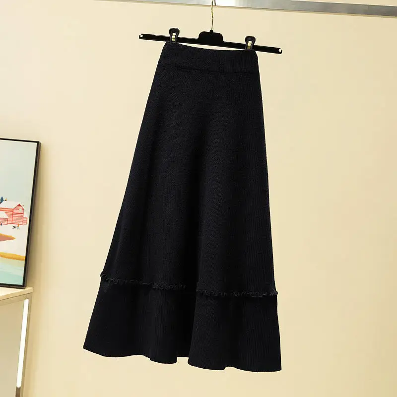 2021 Winter 2 Pieces Set Women Twist Knit Sweater Pullovers Tops & Slim Was Thin Ruffle Skirts Office Lady Suits Sets Y330
2021 Winter 2 Pieces Set Women Twist Knit Sweater Pullovers Tops & Slim Was Thin Ruffle Skirts Office Lady Suits Sets Y330