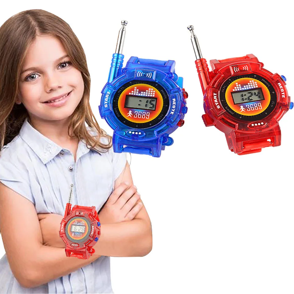 2PCS Children Battery Powered Kids Toy Wrist Watch Interactive Family Random Color Outdoor Long Range Portable Walkie Talkie
2PCS Children Battery Powered Kids Toy Wrist Watch Interactive Family Random Color Outdoor Long Range Portable Walkie Talkie