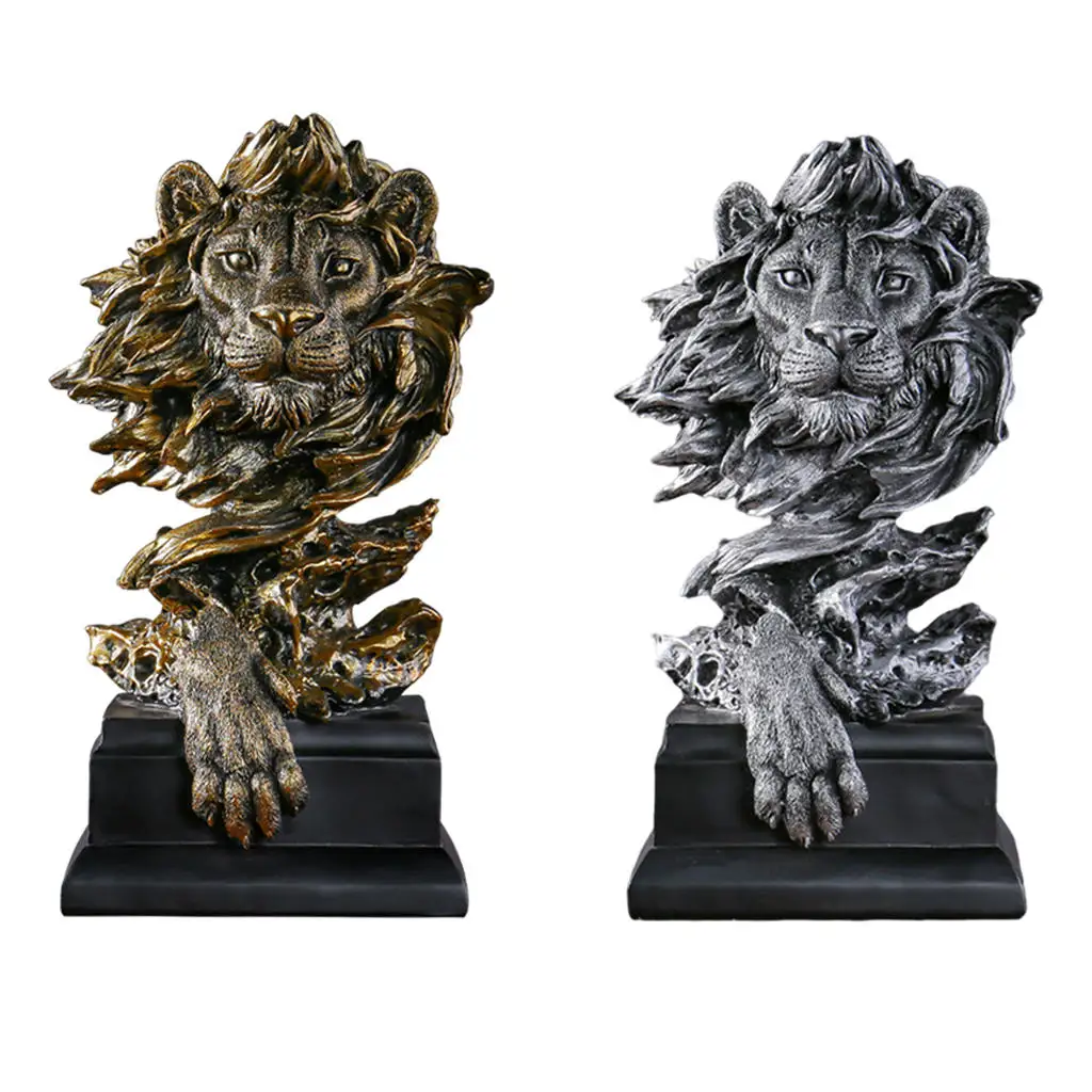 Lion Statue Collectible Figurine Home Office Desktop Shelf Cabinet Arrangement Feng Shui Ornament
Lion Statue Collectible Figurine Home Office Desktop Shelf Cabinet Arrangement Feng Shui Ornament