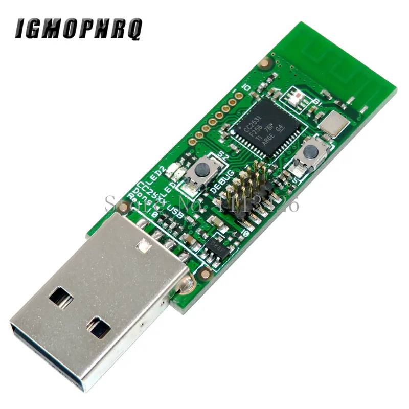 Беспроводная плата Zigbee CC2531 CC2540 Sniffer анализатор Packet Protocol модуль Bluetooth + антенна USB