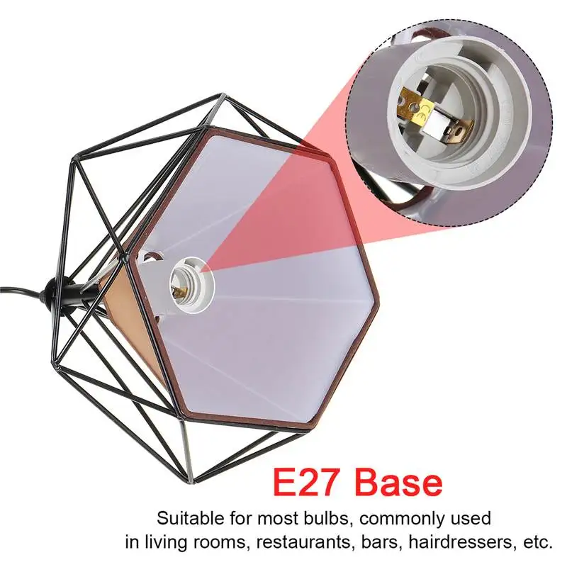 3 Heads Iron Art Pendant Lights Modern Diamond Pendant Lamp Led Indoor Lighting Bedroom Livingroom Kitchen Bar Hanging Lamp E27
3 Heads Iron Art Pendant Lights Modern Diamond Pendant Lamp Led Indoor Lighting Bedroom Livingroom Kitchen Bar Hanging Lamp E27