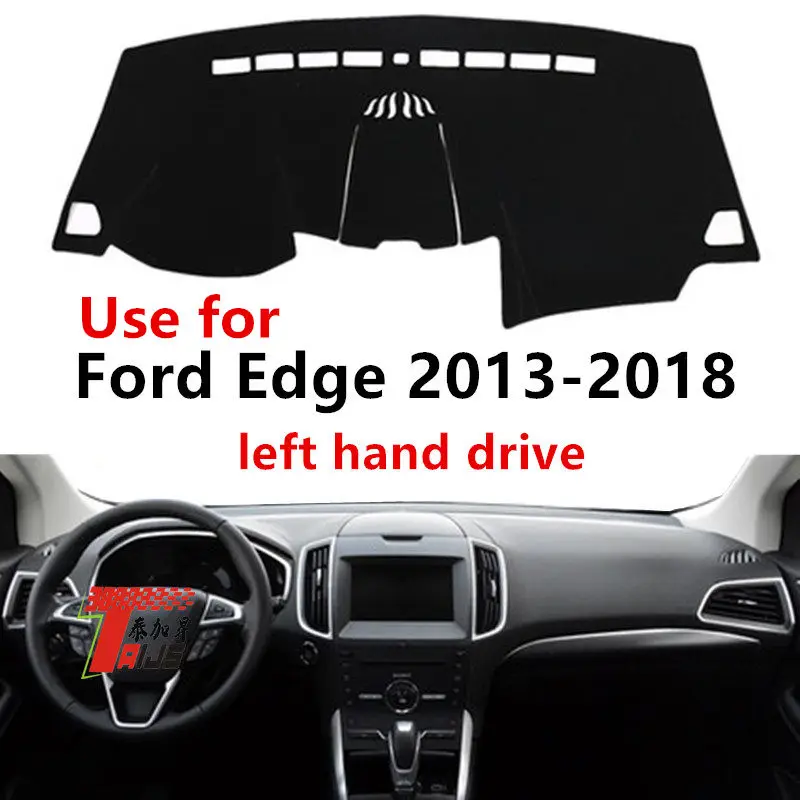 Taijs крышка приборной панели автомобиля с левым рулем для Ford Edge 2013 2018 дакрон Лидер