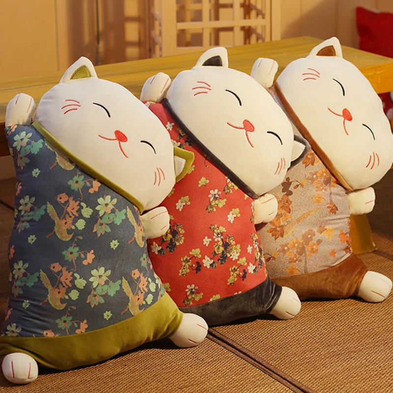 Japanese style lucky cat pillow dual-use sofa back cushion office seat belt waist cushion car lumbar pillow
Japanese style lucky cat pillow dual-use sofa back cushion office seat belt waist cushion car lumbar pillow