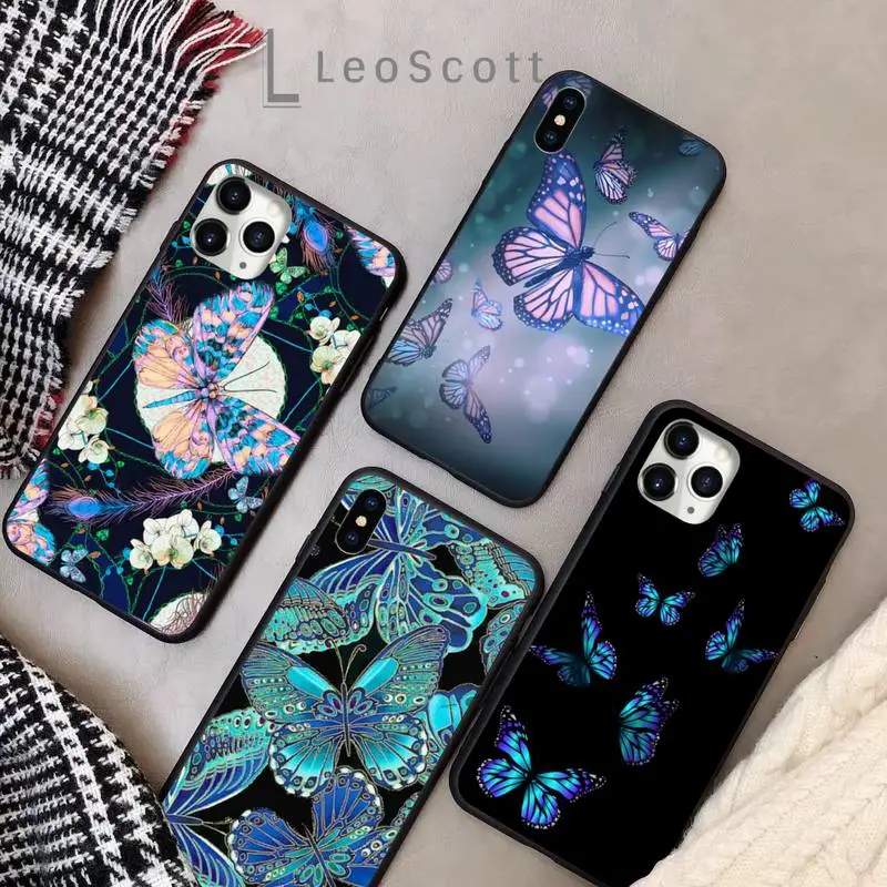 Butterfly art animal color Phone Case for iPhone 11 12 pro XS MAX 8 7 6 6S Plus X 5S SE 2020 XR Soft silicone cover shell funda
Butterfly art animal color Phone Case for iPhone 11 12 pro XS MAX 8 7 6 6S Plus X 5S SE 2020 XR Soft silicone cover shell funda