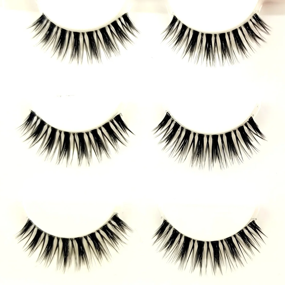 NEW Japanese Transparent Terrier Natural False Eyelashes Soft Stem Simulation Eye Tail with Long Air Eyelashes 3 Pairs Lashes
NEW Japanese Transparent Terrier Natural False Eyelashes Soft Stem Simulation Eye Tail with Long Air Eyelashes 3 Pairs Lashes
