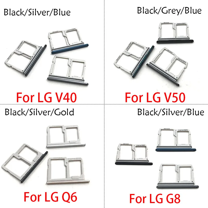 New For LG G8 Q6 V40 V50 Micro Nano SIM Card Holder Tray Slot Holder Adapter Socket Replacement Part
New For LG G8 Q6 V40 V50 Micro Nano SIM Card Holder Tray Slot Holder Adapter Socket Replacement Part