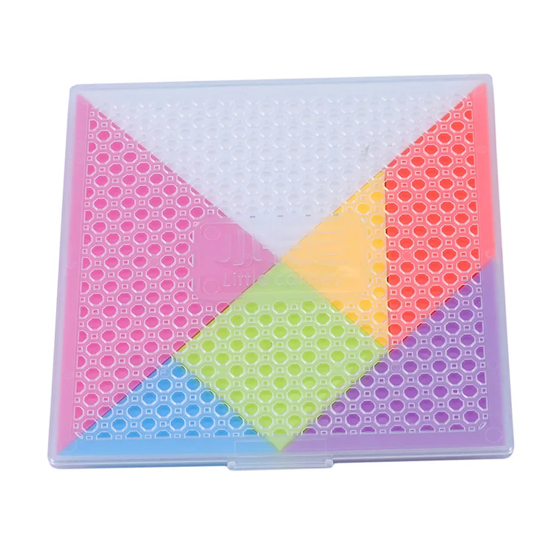 Children Jigsaw Puzzle Rainbow Color 18.4*18.4cm Plastic Tangram DIY Brain Puzzle Kid Learning Education Puzzles Toy
Children Jigsaw Puzzle Rainbow Color 18.4*18.4cm Plastic Tangram DIY Brain Puzzle Kid Learning Education Puzzles Toy