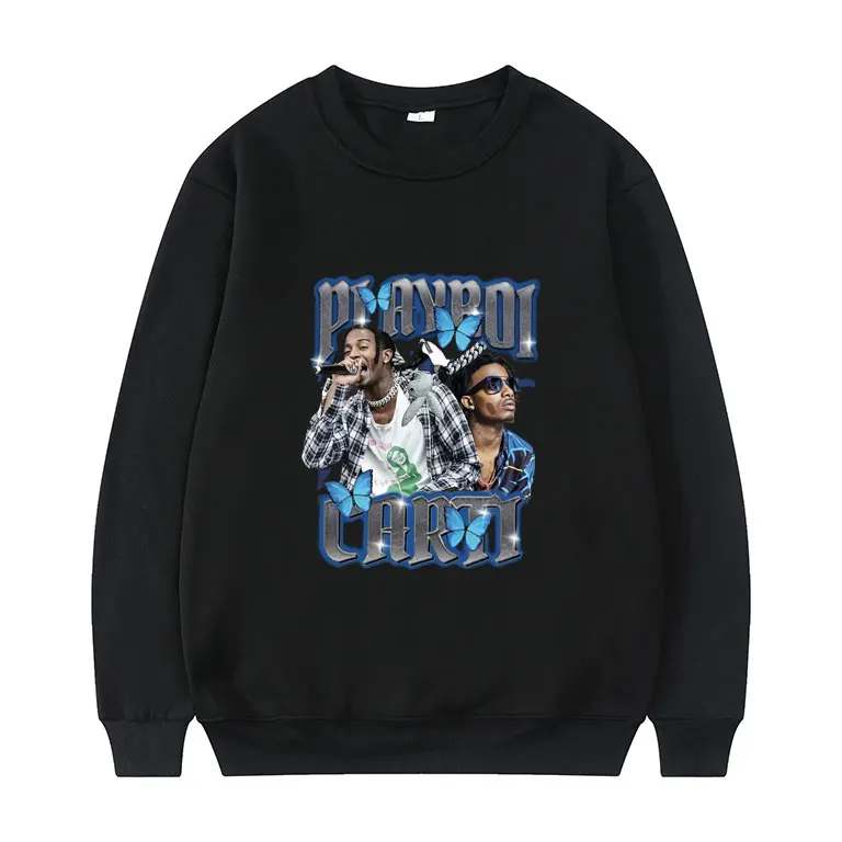 Men Playboi Carti Hip Hop Trend Sweatshirt 2pac Rap Sweatshirts Harajuku Print Streetwear Regular Men Women Fashion Pullover
Men Playboi Carti Hip Hop Trend Sweatshirt 2pac Rap Sweatshirts Harajuku Print Streetwear Regular Men Women Fashion Pullover