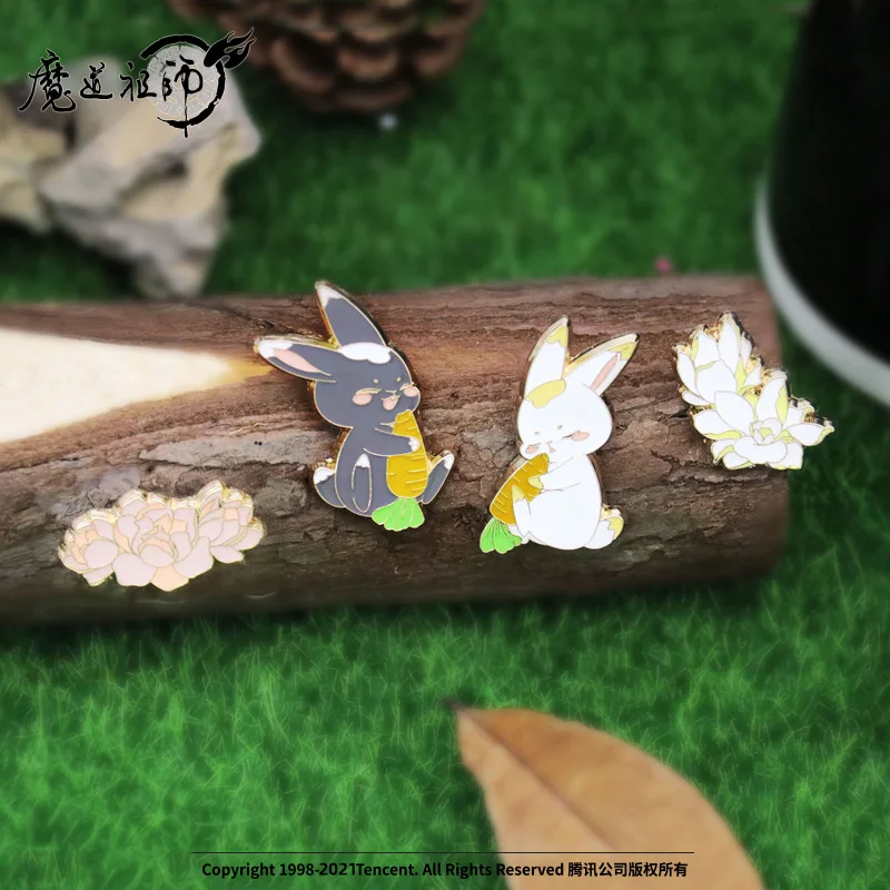 Милый кролик Юлан пион металлическая значок на цепочке Grandmaster of Demonic культивирование Wangji Wuxian Брошь булавка игрушки сувенирная пуговица
Милый кролик Юлан пион металлическая значок на цепочке Grandmaster of Demonic культивирование Wangji Wuxian Брошь булавка игрушки сувенирная пуговица