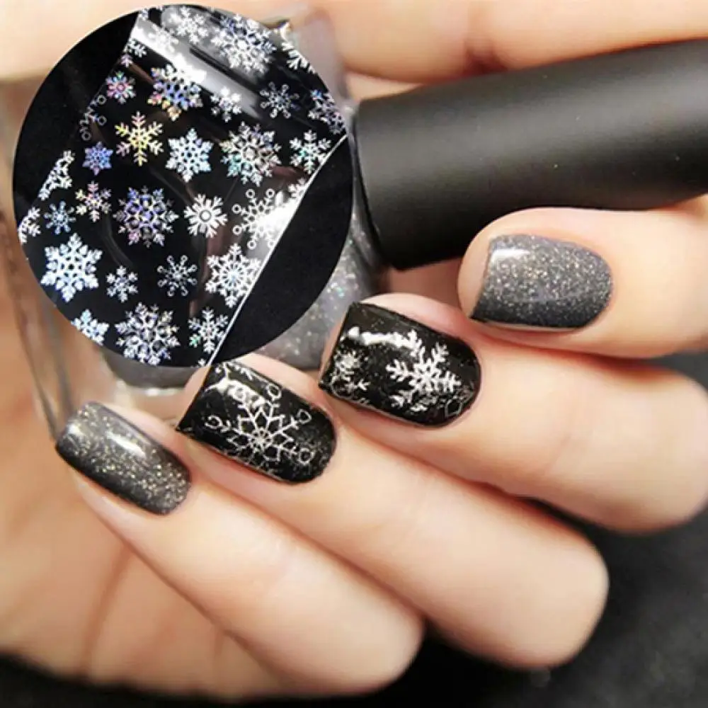 50% Hot Sale 1 Sheet Christmas Snowflake Pattern Nail Foils Nail Art DIY Transfer Sticker Paper
50% Hot Sale 1 Sheet Christmas Snowflake Pattern Nail Foils Nail Art DIY Transfer Sticker Paper