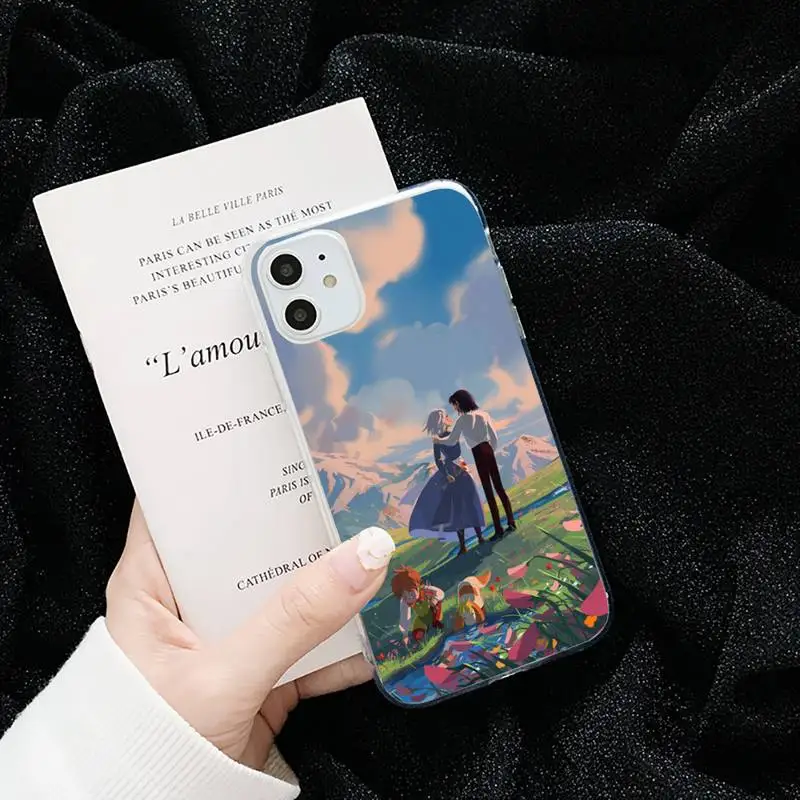 Howl's Howls Moving Castle Phone Case Transparent for iPhone 6 7 8 11 12 s mini pro X XS XR MAX Plus cover funda shell
Howl's Howls Moving Castle Phone Case Transparent for iPhone 6 7 8 11 12 s mini pro X XS XR MAX Plus cover funda shell