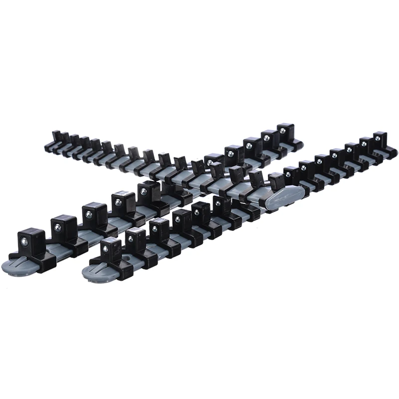35cm 1/4" 3/8" 1/2" Quality Plastic Socket Storage Holder Tool Organizer Shelf Stand Wall Mounted Socket Rail Holder Clamp Set
35cm 1/4" 3/8" 1/2" Quality Plastic Socket Storage Holder Tool Organizer Shelf Stand Wall Mounted Socket Rail Holder Clamp Set