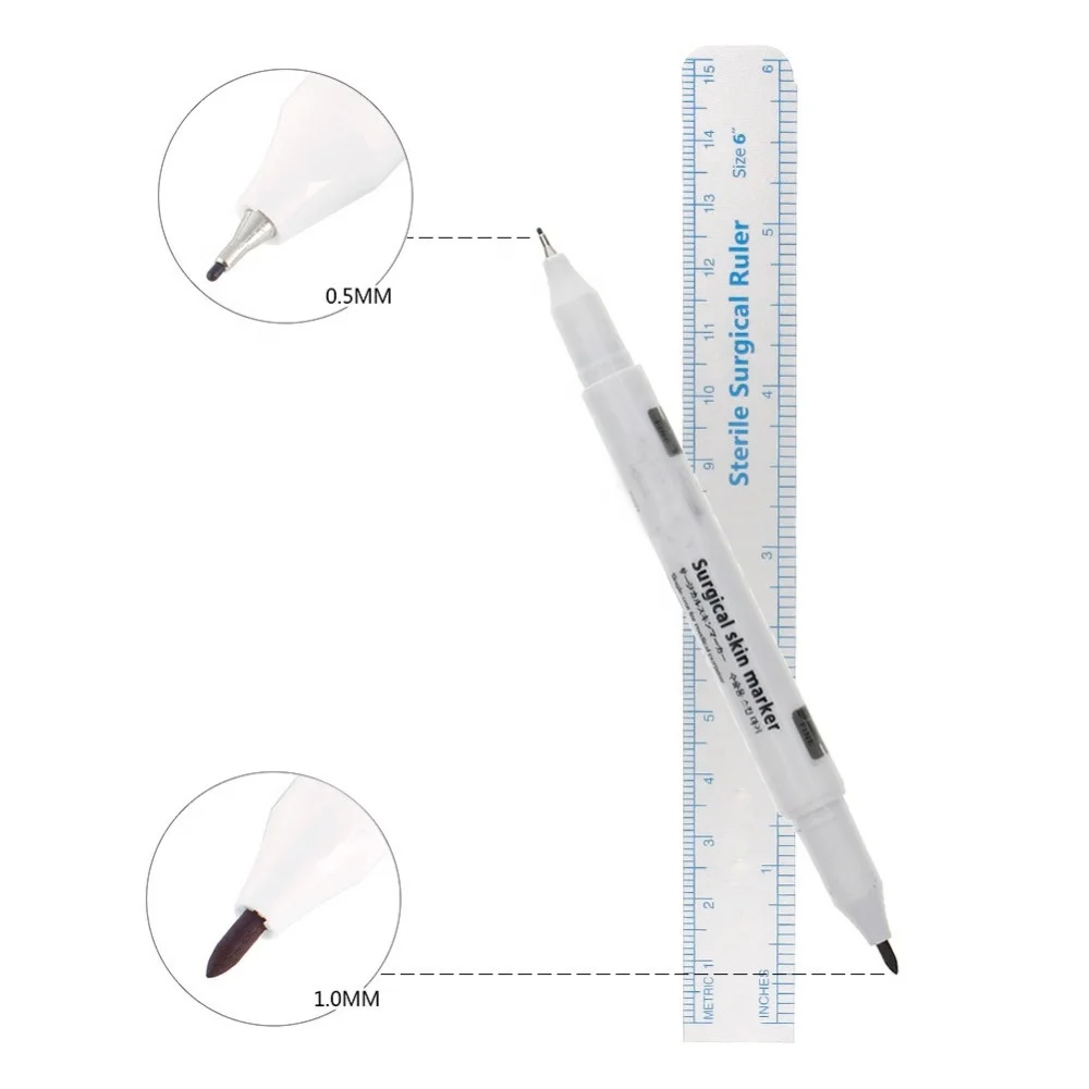 Skin Marker Piercing Marking Pen Fit Eyebrow Double Heads Point Marking Eyelash Extension Fixed Point Pens Tattoo Scribe Tool
Skin Marker Piercing Marking Pen Fit Eyebrow Double Heads Point Marking Eyelash Extension Fixed Point Pens Tattoo Scribe Tool
