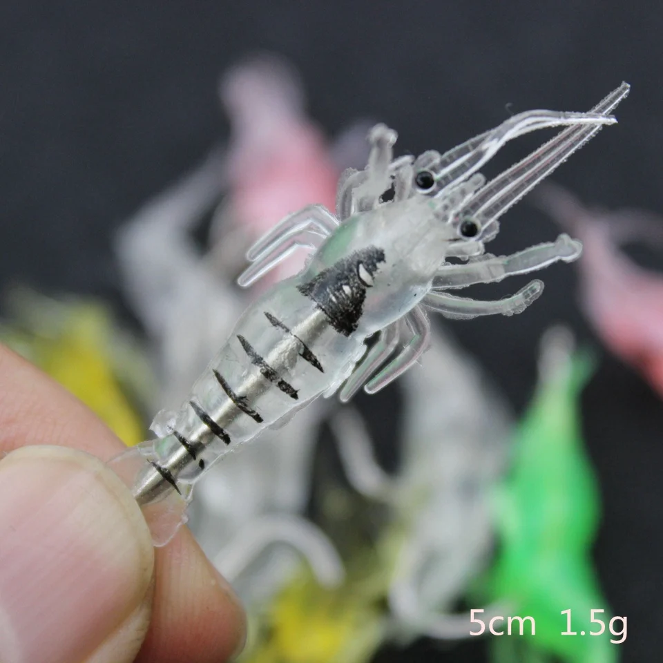 10pcs 5cm 2g With hook shrimp Fishing Lures Craws Shrimp Soft Lure Fishing Bait Wobblers Bass Lures Soft Silicone
10pcs 5cm 2g With hook shrimp Fishing Lures Craws Shrimp Soft Lure Fishing Bait Wobblers Bass Lures Soft Silicone