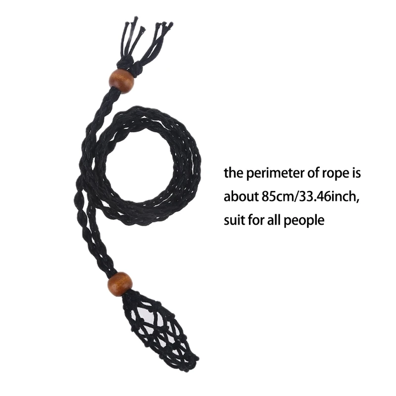 R58E Necklace Cord Empty Stone Holder Necklace Holder Replacement Necklace Rope Cage Fish Netted Holder Necklace Cord
R58E Necklace Cord Empty Stone Holder Necklace Holder Replacement Necklace Rope Cage Fish Netted Holder Necklace Cord