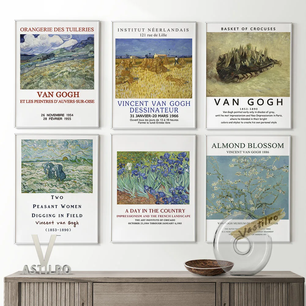 Vincent Van Gogh Impressionism Exhibition Museum Poster Landscape Retro Wall Art Canvas Painting Vintage Office Cafe Home Decor
Vincent Van Gogh Impressionism Exhibition Museum Poster Landscape Retro Wall Art Canvas Painting Vintage Office Cafe Home Decor