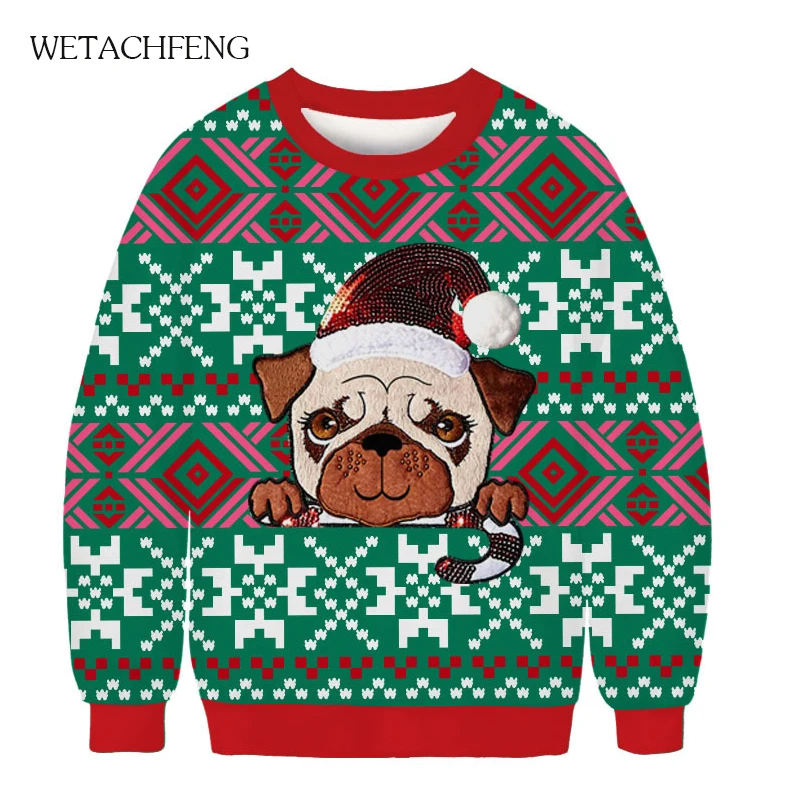 New Men's Ugly Christmas Sweaters Winter Autumn Funny Cute Dogs Printed Jumpers Tops Plus Size Pullovers Xmas Unsex Coat Clothes
New Men's Ugly Christmas Sweaters Winter Autumn Funny Cute Dogs Printed Jumpers Tops Plus Size Pullovers Xmas Unsex Coat Clothes
