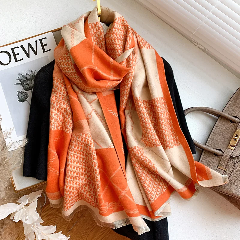 JTVOVO 2022 New 65x185CM Imitated Cashmere Outdoor Windproof Warmth Oversized Winter Scarf Luxury Brand Designer Women Shawl
JTVOVO 2022 New 65x185CM Imitated Cashmere Outdoor Windproof Warmth Oversized Winter Scarf Luxury Brand Designer Women Shawl