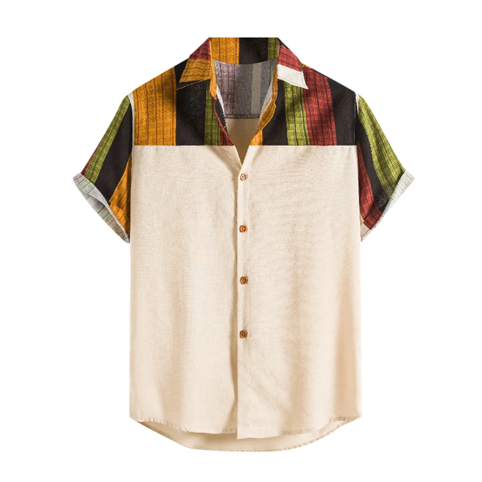 55# New Men's Casual Blouse Cotton Linen Shirt Loose Tops Short Sleeve Tee Shirt Spring Autumn Summer Casual Handsome Men Shirt
55# New Men's Casual Blouse Cotton Linen Shirt Loose Tops Short Sleeve Tee Shirt Spring Autumn Summer Casual Handsome Men Shirt