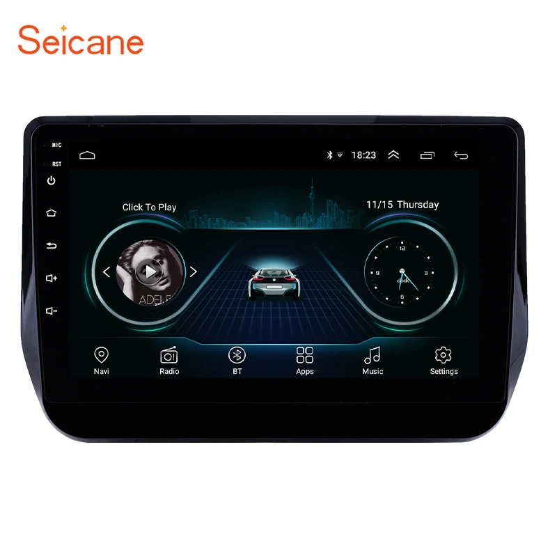 Автомагнитола Seicane 2DIN мультимедийный видеопроигрыватель с навигацией GPS для Hyundai