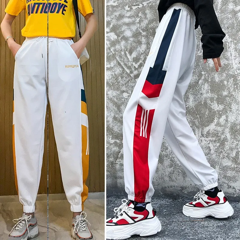 Women's Straight Pants Harajuku Style Loose Casual Harem Pants Sweatpants Simple High Waist Sport Style Pants 2019 New
Women's Straight Pants Harajuku Style Loose Casual Harem Pants Sweatpants Simple High Waist Sport Style Pants 2019 New