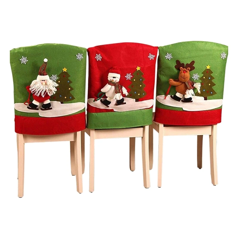 Christmas Chair Cover,Christmas Chairs Back Cover Set Of 3,For Christmas Decor Dinner Table Party Home Decor
Christmas Chair Cover,Christmas Chairs Back Cover Set Of 3,For Christmas Decor Dinner Table Party Home Decor