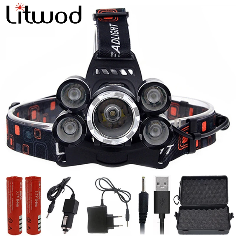 z10 hight power light 5 led headlamp Emergency headlight cree xml t6 Lamp rechargeable 18650 battery Torch lantern for camping
z10 hight power light 5 led headlamp Emergency headlight cree xml t6 Lamp rechargeable 18650 battery Torch lantern for camping