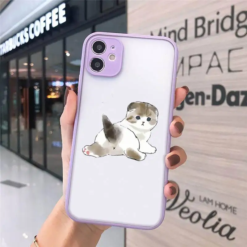 cat kitten cute funny cartoon Phone Case matte transparent For iphone 7 8 11 12 plus mini x xs xr pro max cover
cat kitten cute funny cartoon Phone Case matte transparent For iphone 7 8 11 12 plus mini x xs xr pro max cover