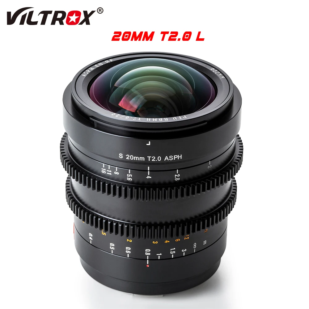 Viltrox 20mm T2.0 L Mount Cinematic Lens Wide Film Lens Full Frame Prime For Panasonic/Leica L-mount Lumix SL2 SL S1R S1 S1H MF
Viltrox 20mm T2.0 L Mount Cinematic Lens Wide Film Lens Full Frame Prime For Panasonic/Leica L-mount Lumix SL2 SL S1R S1 S1H MF
